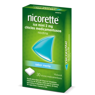 NICORETTE ICE MINT 2 MG 30 CHICLES MEDICAMENTOSOS