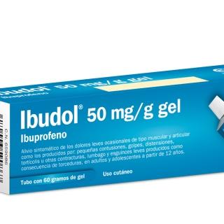 IBUDOL 50 mg/g GEL , 1 tubo de 60 g